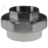 Муфта комб.разъём.(американка) с внутренней резьбой 25x1/2 (125/25) СЕРАЯ VALFEX 10155115Г