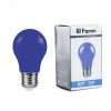 Лампа светодиодная LED 3вт Е27 синий шар FERON 25923