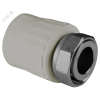 Муфта с накидной гайкой 20 х 3/4 (100/20)  СЕРАЯ VALFEX 10139120Г