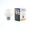 Лампа светодиодная LED 1вт Е27 белый 2700К (шар) FERON 25878