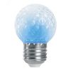 Лампа светодиодная LED 1вт Е27 строб синий шар FERON 38211