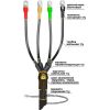 Муфта кабельная концевая 1ПКВ(Н)ТпбНнг-LS-4х(150-240) с наконечниками болтовыми Нева-Транс 22040084
