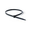 Хомут P6.6 с двойным замком, черный, 2,5x100