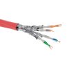 Кабель CAT 6, U/UTP, нг(А)-FRHF, бухта 305м, красный