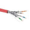 Кабель CAT 6, U/FTP, нг(А)-FRHF, бухта 305м, красный