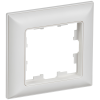 BRITE Рамка 1-местная РУ-1-БрАБ арктический белый/белый IEK