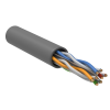 ITK Витая пара U/UTP кат.6 4х2х23AWG PVC серый (305м) РФ/Т