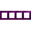 ETIKA Рамка 4-местная сливовый