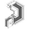 LINEBAR Секция Z-образная вверх влево 630А Al 3L+N+PER некрашеная IP55 транспортировочная IEK