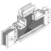 LINEBAR Секция T-образная вверх 2000А Al 3L+N+PER некрашеная IP55 транспортировочная IEK