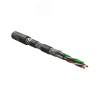 Кабель для сетей Industrial Ethernet. категория 6. 4x2x23 AWG. многопроволочные жилы (patch). S/FTP. бронированный. SHF1/SHF2. черный Hyperline ISFTP4-C6-P23/7-ARM/W-SHF1/SHF2-BK