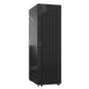 Шкаф серверный 52U 800х1000 передняя дверь: протект IP41. задняя дверь: без. боковые панели: глухой металл. цвет: черный RAL9005  SYSMATRIX EX 8052.9601