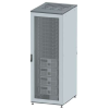 Разобранный 19&quot; IT-CQE 42U 600х2000х600, двери перфорированная + перфорированная, RAL7011/7035