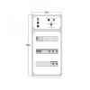 Щит управления электрообогревом DEVIBOX HR 5x2800 D316 (в комплекте с терморегулятором и датчиком температуры) DEVIbox DBR089