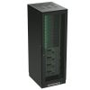 Разобранный напольный 19&quot; IT-CQE 38U 600х1800х600, двери перфорированная + перфорированная, RAL9005