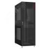 Шкаф серверный 45U 800х1200 передняя дверь: стекло IP41. задняя дверь: без. боковые панели: перфорированные. цвет: черный RAL9005  SYSMATRIX NS 8245.9102
