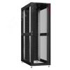 Шкаф серверный 45U 800х1070 передняя дверь: одностворчатая перфорированная IP20. задняя дверь: протект IP41. боковые панели: без. цвет: черный RAL9005 SYSMATRIX NS 8145.9360