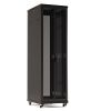 Шкаф напольный 22U распаш перфор двери.цвет черный Hyperline TTR-2281-DD-RAL9005