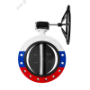 Затвор дисковый поворотный ЗПСС-250х1,0 - FG (W)-3-250-MDV-E DN 250 PN 10 ф/ф (с редукт.) ADL BD01H105583