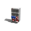 Устройство распределительное настенное пластик IP67 63A корпус 297х504х177 серый AlpenBox 0050017