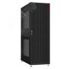 Шкаф серверный 24U 800х1070 передняя дверь: протект IP41. задняя дверь: без. боковые панели: перфорированные. цвет: черный RAL9005  SYSMATRIX NS 8124.9602