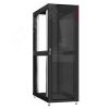 Шкаф серверный 42U 800х1070 передняя дверь: стекло IP41. задняя дверь: без. боковые панели: без. цвет: черный RAL9005  SYSMATRIX NS 8142.9100