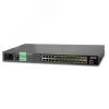 Коммутатор управляемый L2+ 16 портов 100/1000 Мб/с, 8хRJ45, 1xRS232 PLANET MGSW-24160F