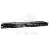 Патч-панель высокой плотности 19' 1U 48 портов RJ45 категория 6A Dual IDC неэкранированная Hyperline 225401