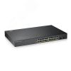 Коммутатор управляемый L2 Smart 24 порта PoE+ 10/100/1000 Мб/с, 2хSFP, 70 Вт Zyxel GS190024HPV2-EU0101F