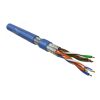 Кабель витая пара экранированная U/FTPкатегория 6 4 пары (26 AWG)многожильный Hyperline UFTP4-C6-P26-IN-LSZH-BL