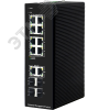 Коммутатор управляемый L2 PoE 10 портов 10/100/1000 Мб/с, 4хSFP, 420 Вт Gigalink GL-SW-G206-8PSG(BT)