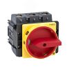 ВЫКЛЮЧАТЕЛЬ-РАЗЪЕДИНИТЕЛЬ 3P 125A IP20 С КРАСНОЙ  РУКОЯТКОЙ НА ДВЕРЦУ 4 ВИНТАМИ С ЗАМКОМ SE (Systeme) MSD125310R