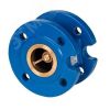 Клапан обратный  фланцевый NVD402R PN16 DN125 пружинный с аксиальным затвором, чугун GJL250 Ридан 082X8475R