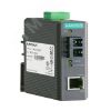 Медиаконвертер Ethernet 10/100BaseTX в 100BaseFX (одномодовое оптоволокно) в пластиковом корпусе MOXA IMC-21-S-SC