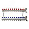 Коллекторная группа FHF-12RF set 12 контуров 1' х 3/4' с расходомерами, воздухоотводчиками и кронштейнами Ридан 088U0732R