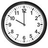 Часы аналоговые вторичные Profil 930 (часы/мин), высота цифр 30 см, циферблат - арабские цифры, цвет корпуса черный, синхронизация AFNOR, TBT (6-24В) BODET 982812