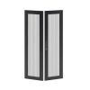 Дверь перфорированная двухстворчатая для IT-CQE 2000 x 600 RAL9005