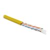 Витая пара U/UTP категория 6 4 пары (23 AWG) одножильный (solid) с разделителем LSZH нг(С)-HF –20град.C – +75град.C желтый Hyperline 251950