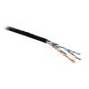 Кабель витая пара UUTP4-C5E-P24-IN-LSZH-BK-305 (305 м) неэкран U/UTP Hyperline UUTP4-C5E-P24-IN-LSZH-B