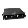 Патч-панель 19 универсальная пустой корпус 1U 1 выдвижной лоток drawer 1U 3 слота Hyperline 47739
