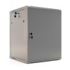 Шкаф настенный 19-дюймовый 9U 500x600х450мм стеклянная дверь с перфорацией Hyperline TWB-0945-GP-RAL7035