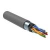 ITK Витая пара F/UTP кат. 5E 4х2х0,52 solid LSZH нг(А)-HF серый (305м) РФ