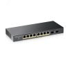 Коммутатор управляемый L2 8 портов. PoE+ 10/100/1000 Мб/с. 2хSFP+ Zyxel GS1900-10HP-EU0102F
