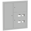 Щит этажный 4 кв. RAL9003 со слаботочным отсеком слева (1000х950х160) PROxima EKF mb29-v-4z-ral9003