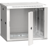 ITK Шкаф настенный LINEA W 9U 600х450мм дверь стекло RAL 7035