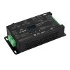 Декодер SMART-K55-DMX (12-24V, 5x6A, XLR3) (ARL, Металл) Arlight 028449