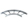 Угловая секция 90° лестничного лотка 110х400 мм R=500 мм. Тип: OBO Bettermann LB 90 1140 R5 FS