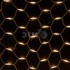 Гирлянда Сеть 2x3 м, белый каучук, 432 LED тёплый юелый Neon-Night 217-146