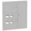 Щит этажный 4 кв. RAL9003 со съемной рамой (1000х950х160) Basic EKF mb28-v-4-r9003-1