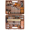 Набор инструмента универсальный 1/4'', 1/2''DR, 75 предметов Ombra OMT75S